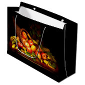 リンゴ入りコルヌコピア ラージペーパーバッグ (正面アングル)