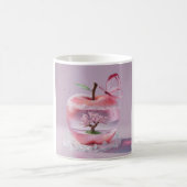 リンゴ凍ってい コーヒーマグカップ (中央)