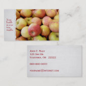 リンゴ収穫 名刺 (正面/裏面)