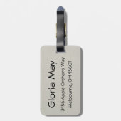 リンゴ園の離れ家 ラゲッジタグ (裏面縦)