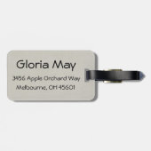 リンゴ園の離れ家 ラゲッジタグ (裏面横)