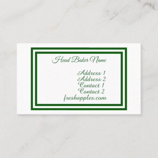 リンゴ園 名刺 (裏面)