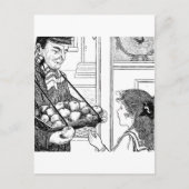 リンゴ売り ポストカード (正面)