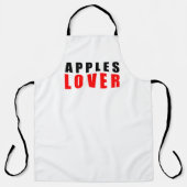 リンゴ好き エプロン (正面)