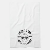 リンゴ時間 キッチンタオル (縦)