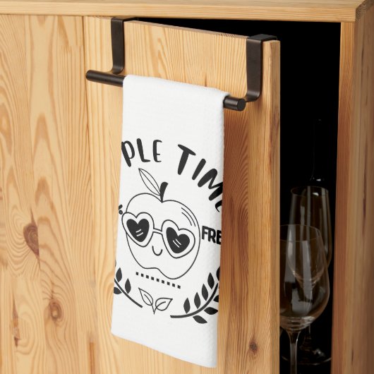 リンゴ時間 キッチンタオル (三つ折り)