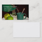 リンゴ果実珈琲名刺 名刺 (正面/裏面)