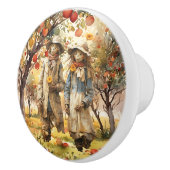 リンゴ果樹園で セラミックノブ (右)