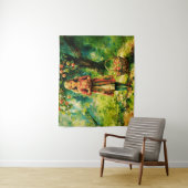 リンゴ果樹園の少女 タペストリー (インサイチュ)