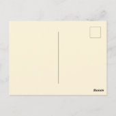 リンゴ果樹園の少女 ポストカード (裏面)