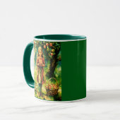 リンゴ果樹園の少女 マグカップ (正面左)