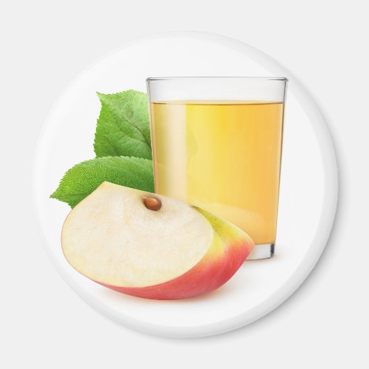 リンゴ果汁 マグネット (正面)