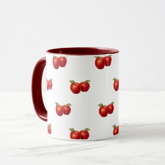 リンゴ柄 コーヒーマグカップ|Farmhouse フルーツマグ マグカップ
