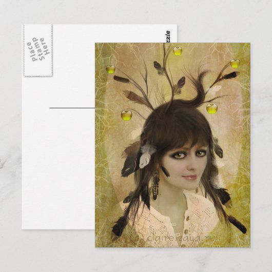 リンゴ泥棒 ポストカード (正面/裏面)