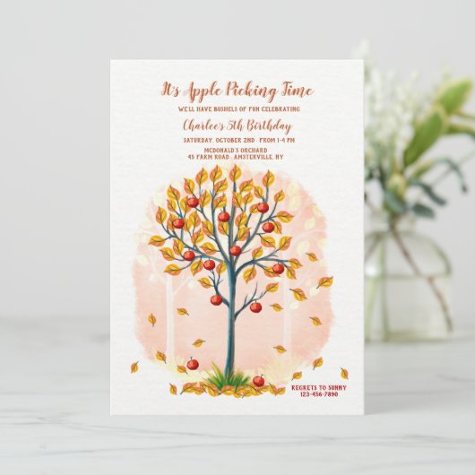 リンゴ狩りの季節 招待状 (スタンド正面)