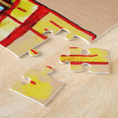 リンゴ用ハロウィーンボビングパーティー ジグソーパズル (側面)