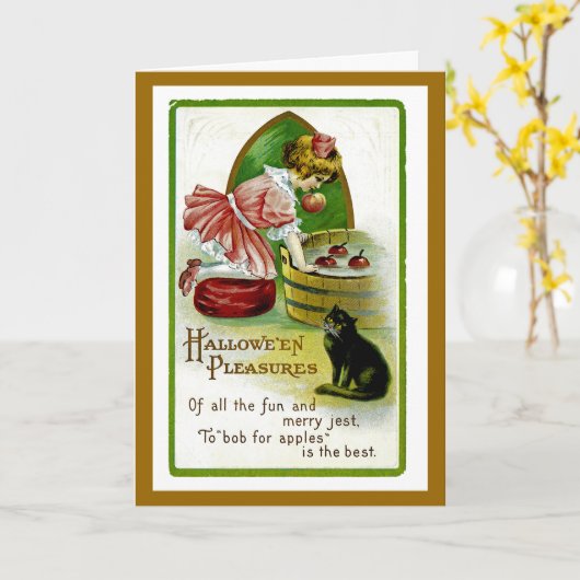 リンゴ用ボビン カード (黄色い花)