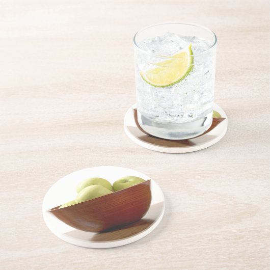 リンゴ砂岩コースターのボウル コースター (側面)