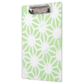 リンゴ緑の幾何学的パターン クリップボード (左)