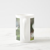 リンゴ花ピンクと白 ボーンチャイナマグカップ (裏面)