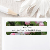 リンゴ花住所 シール (インサイチュ)