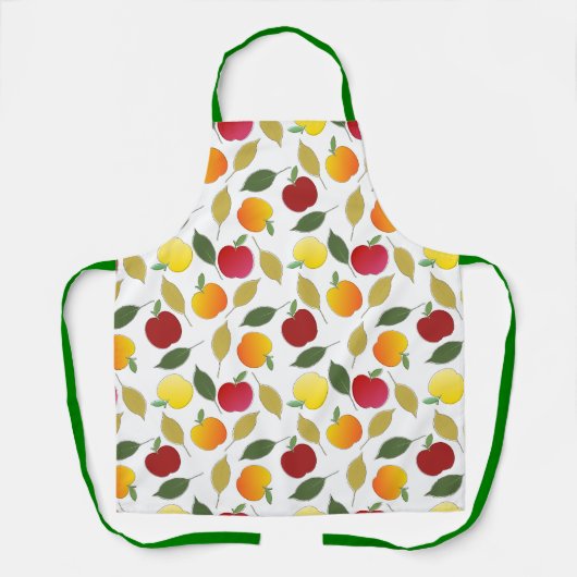 リンゴ葉と エプロン (正面)