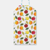 リンゴ葉と ギフトタグ (正面)