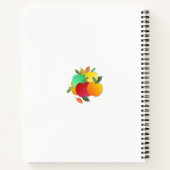 リンゴ葉と ノートブック (裏面)