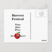 リンゴ葉書 ポストカード (裏面)