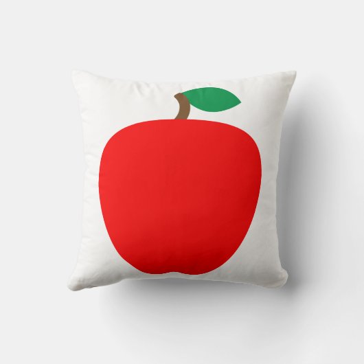 リンゴ赤い果実 クッション (裏面)