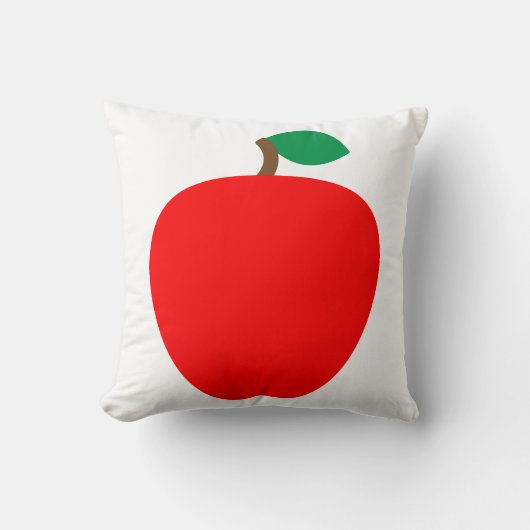 リンゴ赤い果実 クッション (正面)