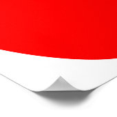 リンゴ赤い果実 ポスター (角)