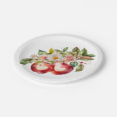 リンゴ赤ちゃんシャワー赤ちゃんシャワー ペーパープレート (アングル)