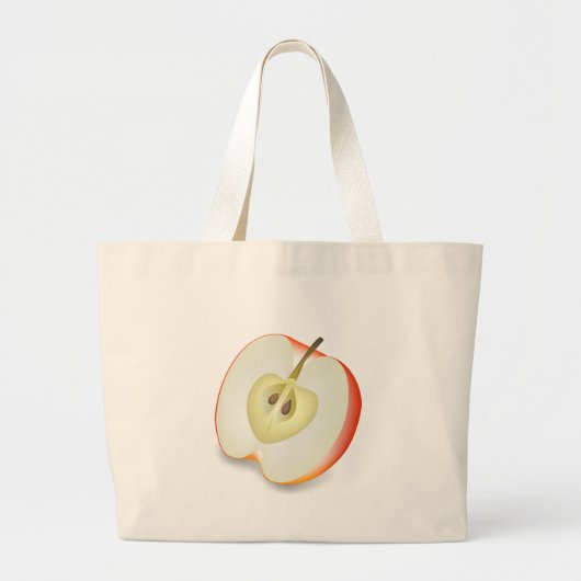 リンゴ食品 ラージトートバッグ (正面)