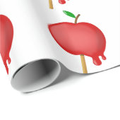 リンゴ飴の包装紙 ラッピングペーパー (ロールコーナー)