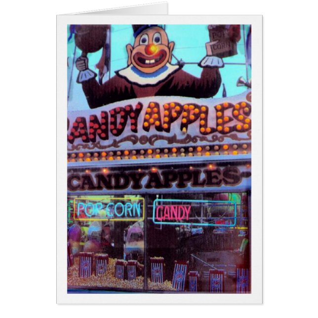 リンゴ飴 (正面)