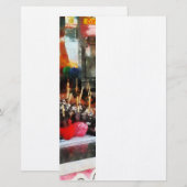 リンゴ飴 便箋 (正面/裏面)