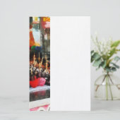 リンゴ飴 便箋 (スタンド正面)