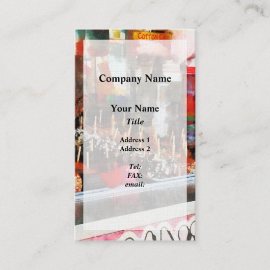 リンゴ飴 名刺 (正面)