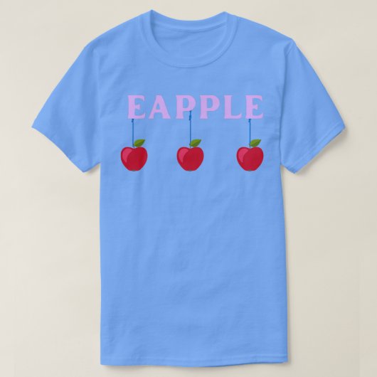 リンゴ3個の赤りんご2 Tシャツ (デザイン正面)