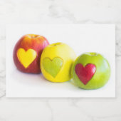 リンゴ3個 フードラベル (シングルラベル)