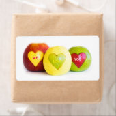 リンゴ3個 ラベル (インサイチュ)