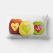 リンゴ3個 ランバークッション (裏面)