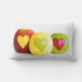 リンゴ3個 ランバークッション (裏面)