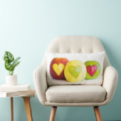 リンゴ3個 ランバークッション (椅子)