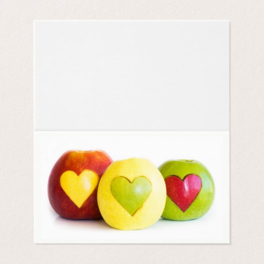 リンゴ3個 名刺 (外部フラット)