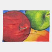 リンゴ3 キッチンタオル (横)