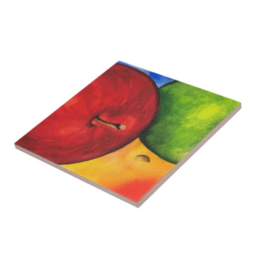 リンゴ3 タイル (側面)