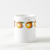 リンゴ3-d コーヒーマグカップ (中央)