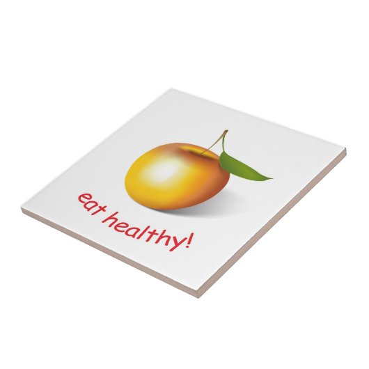 リンゴ3-d タイル (側面)